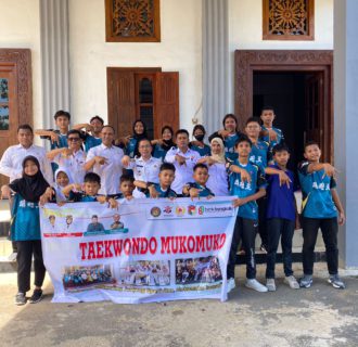 Pemkab Mukomuko Dukung Kontingen Atlit Taekwondo Kejuaraan Kemenpora RI di Bengkulu