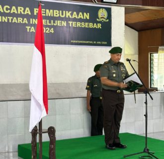 Danrindam I/BB Membuka Pendidikan Bintara Intelijen Tersebar TA 2024