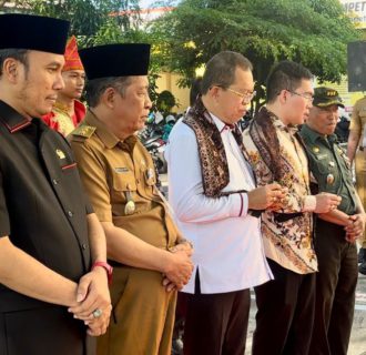 Ketua DPRD Jambi Edi Purwanto Bersama Wakil Wagub Sani Sambut Kedatangan Anggota Kompolnas 