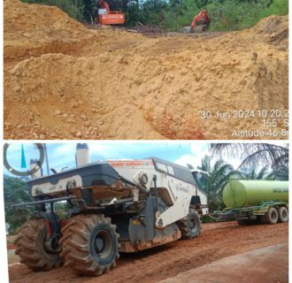 Proyek Jalan Sei Awan Tanjung Pura Rp 11.1 Miliar Diduga Gunakan Timbunan Tanah Laterit Ilegal