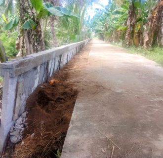 Proyek Pembangunan Barau di Desa Sungai Jawi Tak Bertuan, Dikerjakan Asal-asalan oleh Dedemit
