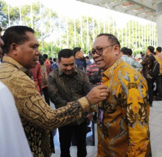 Hadiri Penyampaian Laporan BPK RI, Sekjen DPD RI Optimis Peroleh WTP Ke-18