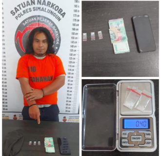 Bravo, Polres Simalungun Berhasil Tangkap Pengedar Narkoba di Desa Marjandi Embong