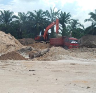 Gawat! Diduga Lokasi Tambang Galian C Ilegal Ditemukan Plang Papan Nama Berlabel Polisi Militer