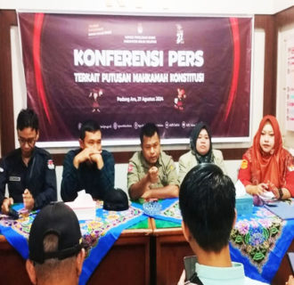 KPU Jumpa pers Hari  Pertama Pendaftaran Paslon Kepala Daerah Kabupaten Solok Selatan