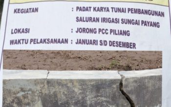 Proyek Padat Karya Pembangunan Saluran Irigasi di Nagarian Supayang Tanah Datar Diduga Tidak Sesuai Standar, Mengapa Cepat Rusak?