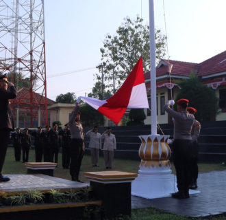 Polres Way Kanan Gelar Upacara Peringati HUT RI ke-79 