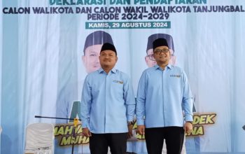 Bakal calon walikota Tanjungbali MADINA Mendaftarkan diri ke KPU