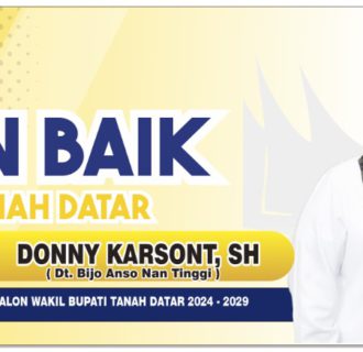 RIDO Resmi Mendaftar, Pilkada Tanah Datar Siap Dimulai Tanpa Kotak Kosong