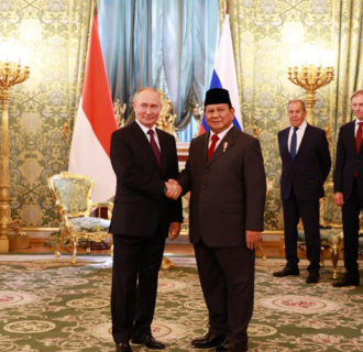 Menhan Prabowo Melakukan Pertemuan dengan Presiden Rusia Vladimir Putin, di Rusia