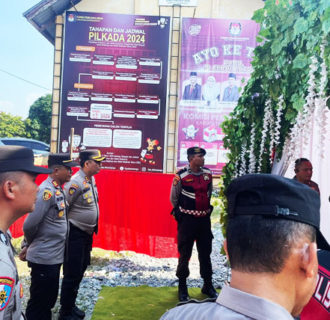 Kapolres Dharmasraya Kawal Ketat Pendaftaran Calon Bupati dan Wakil Bupati di Masa Perpanjangan Pendaftaran