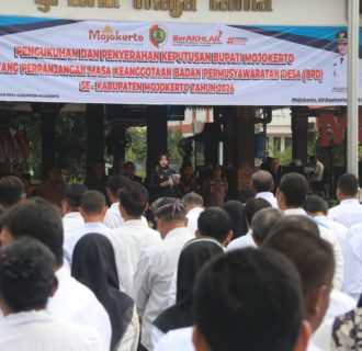 Bupati Kukuhkan 2.083 BPD Kabupaten Mojokerto Tahun 2024