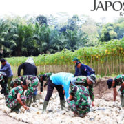 Satgas TMMD Ke 122 Berjibaku Bersama Masyarakat Dalam Pengerjaan Ruas Jl Rindung Suka Mulia