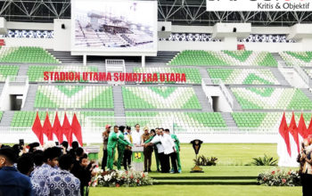 Akhir Jabatan Presiden RI Ir H Joko Widodo Resmikan Stadion Utama Sumatera Utara