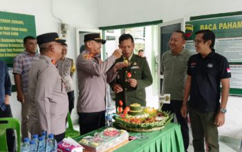 Jajaran Polresta Deli Serdang Berikan surprise di HUT TNI ke-79