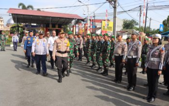 Kapolresta Deli Serdang Pimpin Apel Gelar Pasukan Ops Zebra Toba 2024