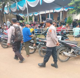 Jamin Kondusifitas, Polisi Amankan Kampanye Dialogis Calon Bupati dan Wakil Bupati Way Kanan