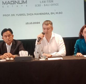 PT Magnum Estate International Ajak Prof Yusril Ihza Mahendra Lindungi Investasi di Bali dan IKN