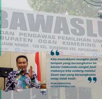 Tak Korperatif, Bawaslu OKI Minta Kades Edi Karso Penuhi Panggilan