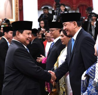 Sjafrie Sjamsoeddin Dilantik Sebagai Menteri Pertahanan RI Periode 2024-2029