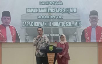 Pisah Sambut Ketua PN Jaktim, Marliyus ke Pengadilan Tinggi Bali