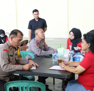 Jelang HUT Ke-73 Humas Polri Tahun 2024, Polres Way Kanan Gelar Bhakti Kesehatan