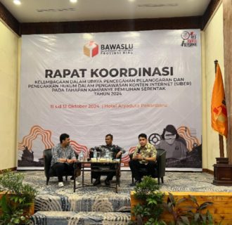 Subdit Siber Polda Riau Koordinasi Pengawasan Konten Internet Selama Kampanye