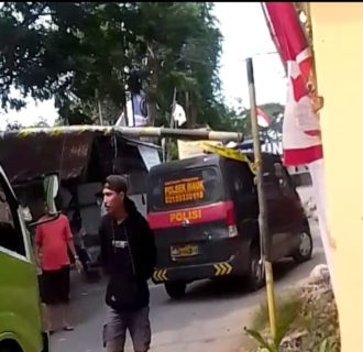 Polisi Segel Tambang Galian C Ilegal di Desa Gintung