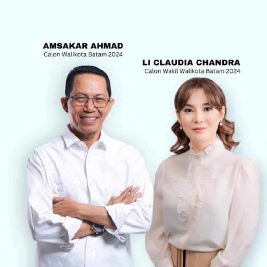 Hasil Survei Terkini Indikator Politik Unggulkan Pasangan Amsakar Achmad – Li Claudia Chandra