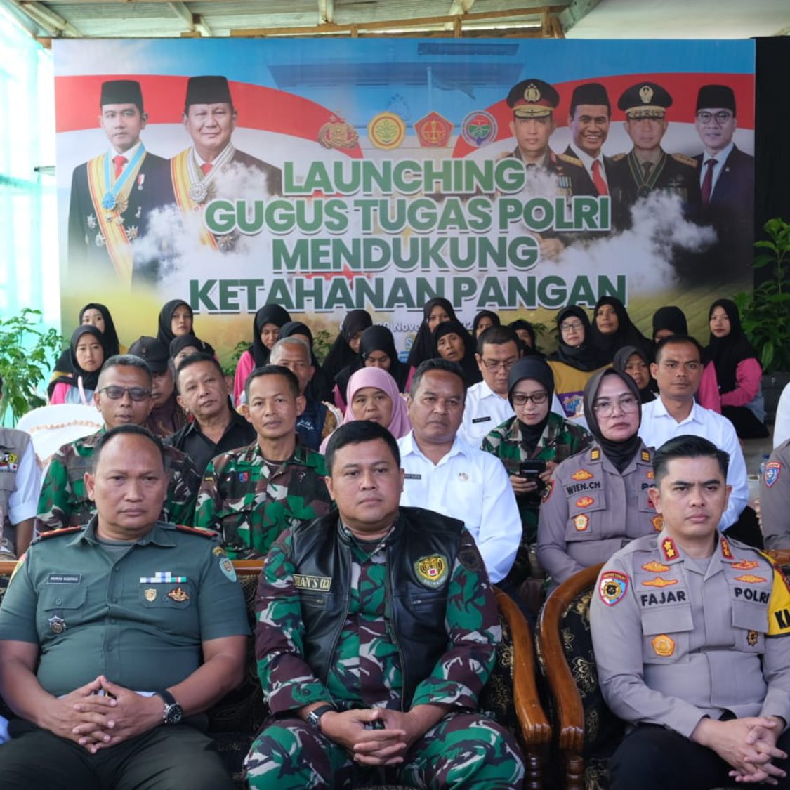 Desa Wanajaya Jadi Pusat Peluncuran Gugus Tugas Polri Mendukung Ketahanan Pangan di Kabupaten Garut