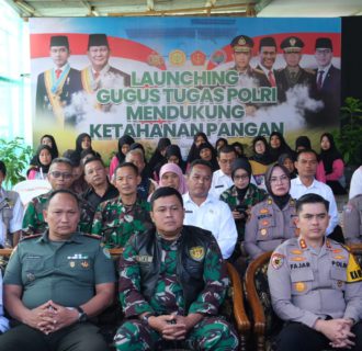 Desa Wanajaya Jadi Pusat Peluncuran Gugus Tugas Polri Mendukung Ketahanan Pangan di Kabupaten Garut