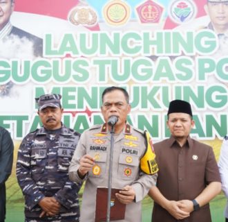 Launching Gugus Tugas Polri Mendukung Ketahanan Pangan, Wakapolda Riau: Desa Harus Kuat