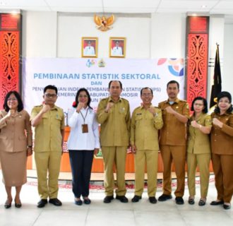 Pemkab Samosir Bersama BPS Selenggarakan Pembinaan Statistik Sektoral