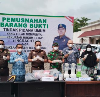 Pemusnahan Barang Bukti Yang Sudah Berkekuatan Hukum Tetap di Kejaksaan Negeri Tebingi Tinggi