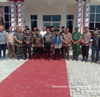 Letkol INF Selamet Foajan MHan Komandan Kodim 0207/ Sml Hadiri Peresmian Gedung Kantor Forum Kerukunan Umat Beragama