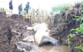 Korem 051/Wkt Bersama Masyarakat Bangun Irigasi Perairan untuk Lahan Jagung